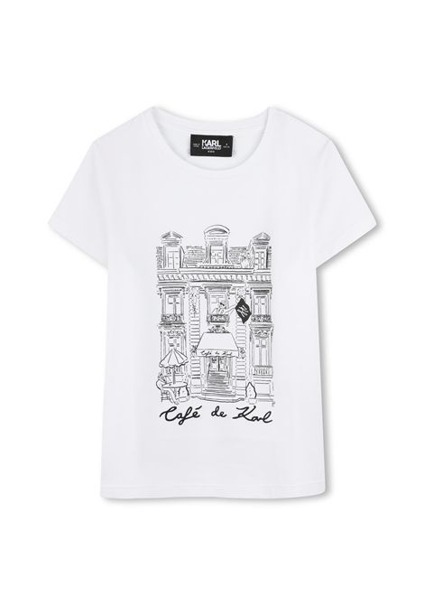 T-shirt con stampa KARL LAGERFELD KIDS | Z3049410P